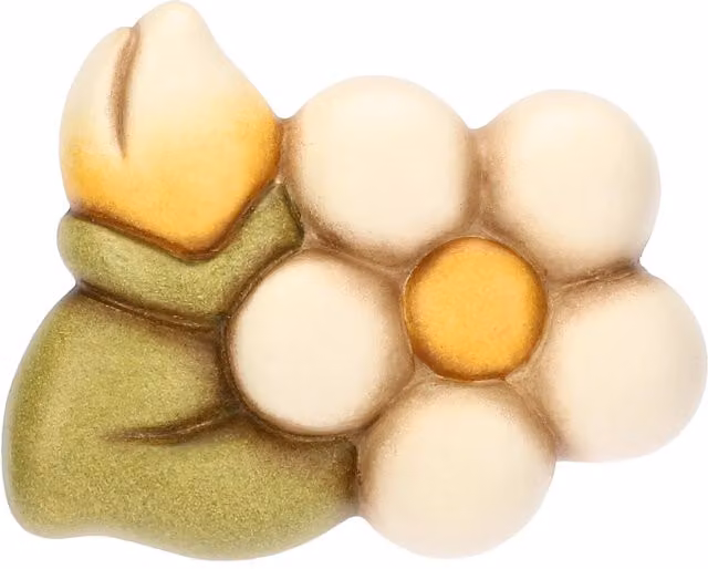 Magnete a forma di margherita Country Bloom THUN multicolore in ceramica