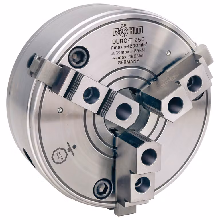 Mandrino a barre coniche DURO T, misura 250 mm, KK 6 D, RÖHM | 4019208228419