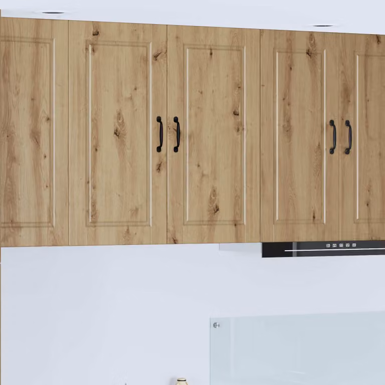 Armadietto a muro vidaXL PORTO moderno in legno marrone per cucina L: 80 cm, P: 31 cm, H: 80 cm