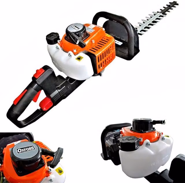 Tagliasiepi Professionale a Motore a Scoppio Trade Shop con Barra Lama da 50 cm Arancione – 1
