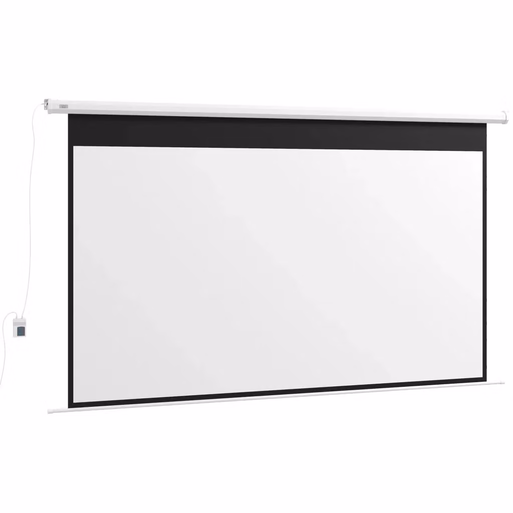 Telo per Proiettore Motorizzato Minimal Bianco 120 Pollici con Formato 16:9 – 2