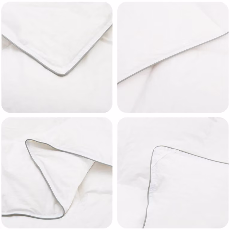 Set di piumini per letto in piuma d'oca, 90%, modello FULDA, 3 pezzi, dimensioni 200 x 220 cm, per l'inverno