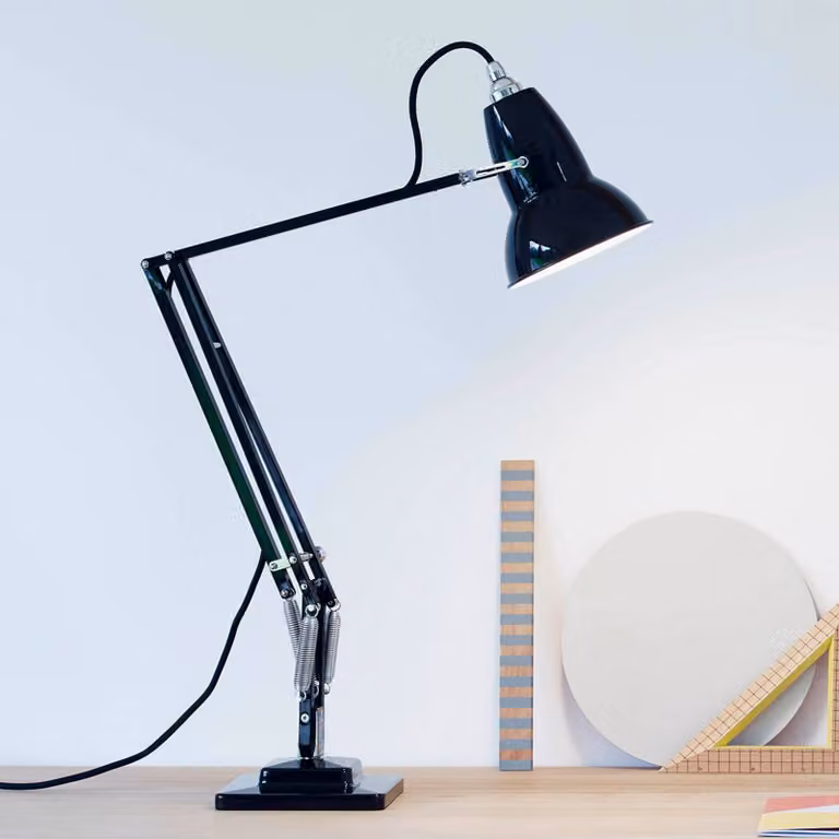 Anglepoise Lampada da scrivania Original 1227, Nero, Studio / Ufficio, Metallo, Industriale, Lampada da tavolo LED