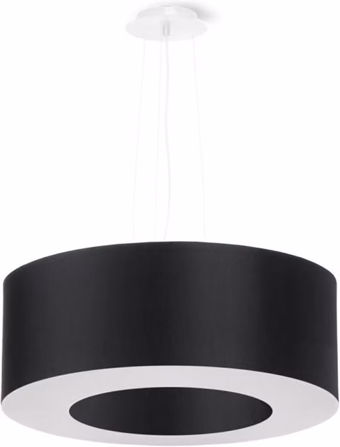 Lampada a sospensione tonda nera Ø50 5xE27 JOVIAN Pure Lume