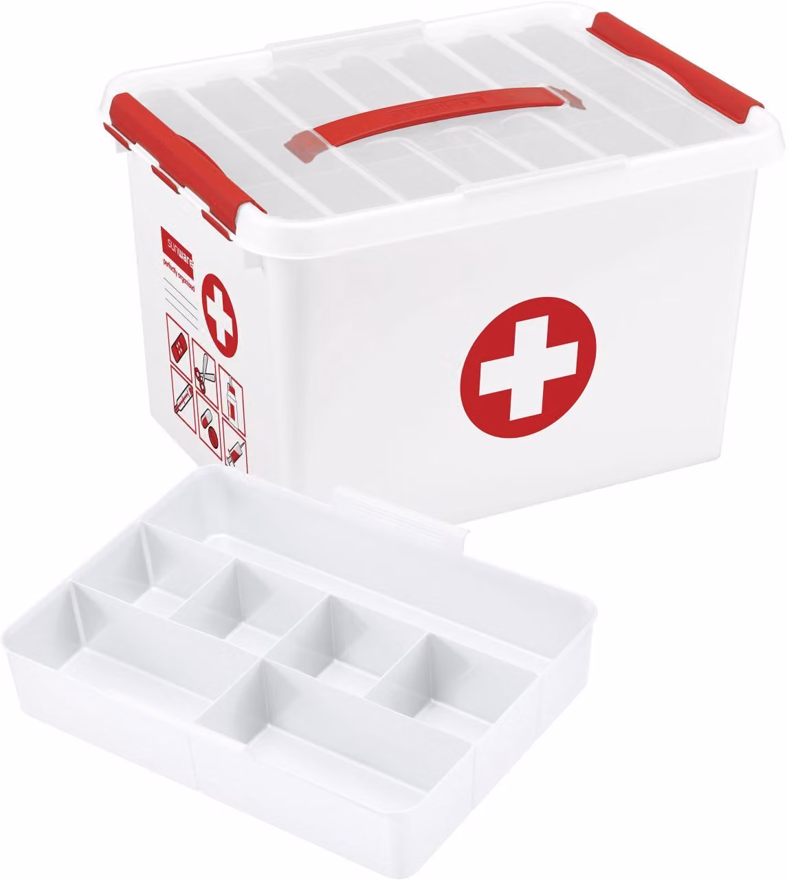 sunware H6164805 sunware the q-line Erste-Hilfe-Box weiß