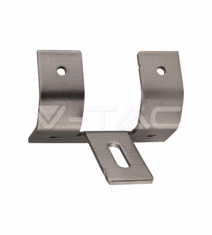 V-TAC Staffe di Acciaio per Fissaggio Moduli Fotovoltaici su Lamiera Grecata per Posa Verticale 5Pz