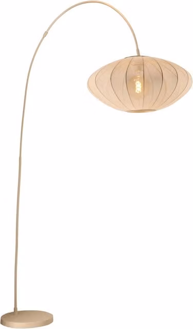 Lampada da terra ad arco CORINA 1xE27 crema Lucide