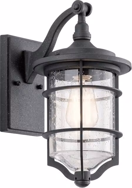 Applique esterna Royal Marine nero anticato E27 60W Kichler