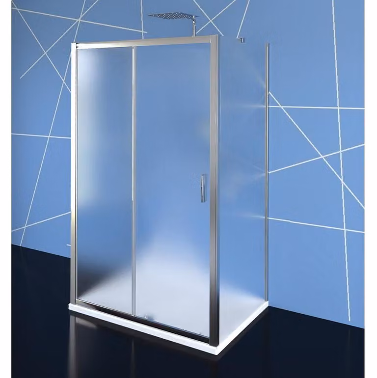 Cabina doccia EASY LINE tre pareti 1100x900mm, variante L/R, vetrocemento