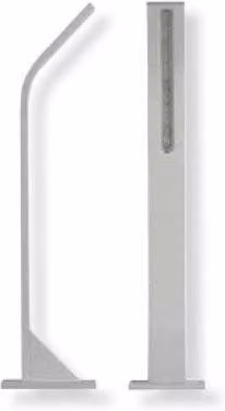 Lampada LED da giardino Key Automation STIK S DOWN in alluminio e plastica, colore bianco o grigio, con illuminazione verso il basso e protezione IP54