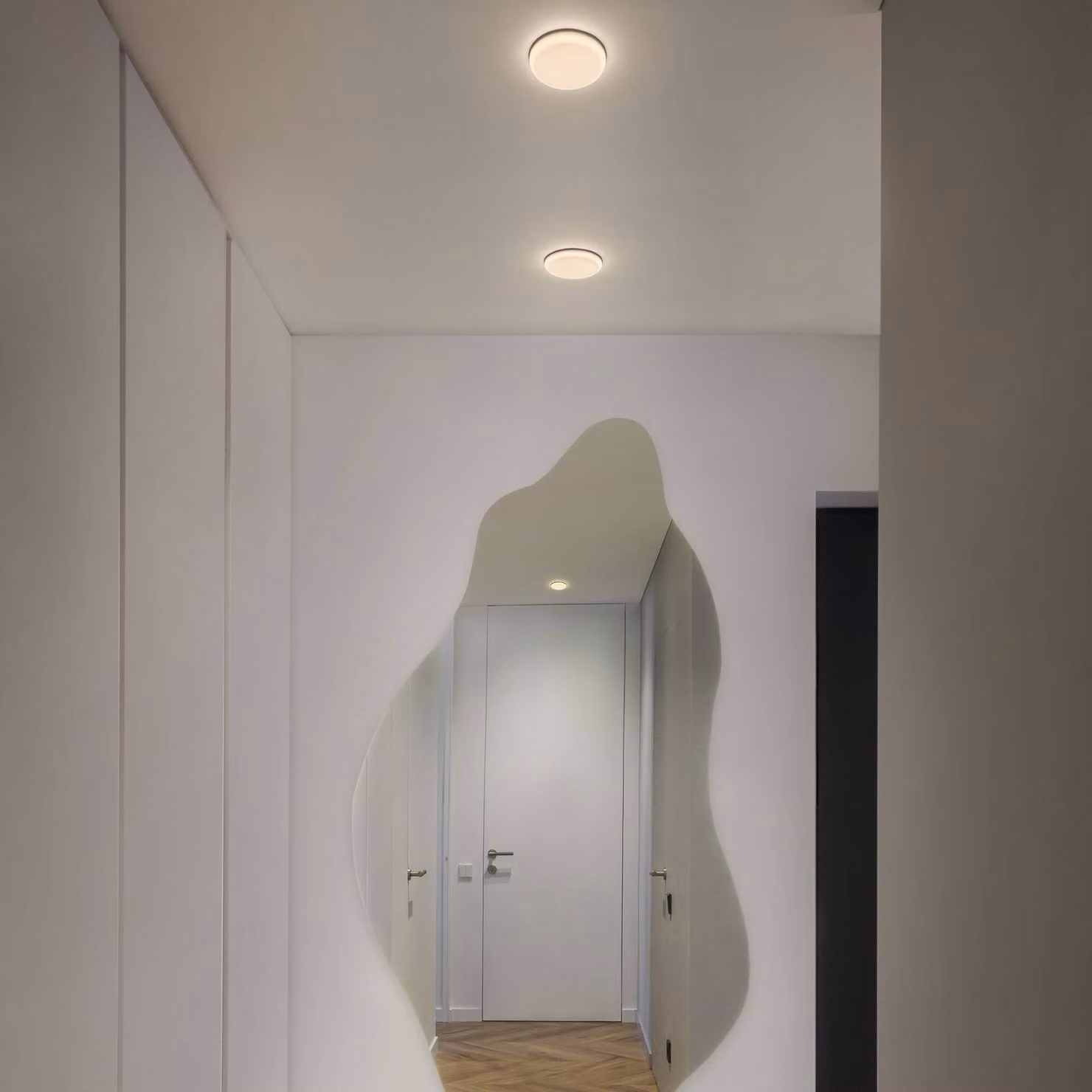 OSRAM Luci LED da incasso SLIM, Ø 17 cm, bianca, metallo, 3.000 K SLIM, Bianco / Opale, Soggiorno / Sala da pranzo, Metallo