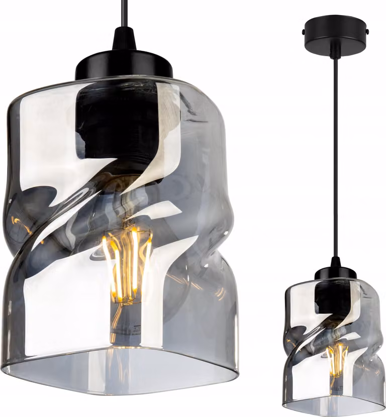 Moderna Lampada A Sospensione In Vetro