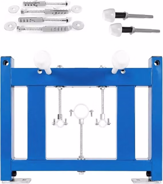 Set telaio da incasso per bidet 022n in acciaio blu