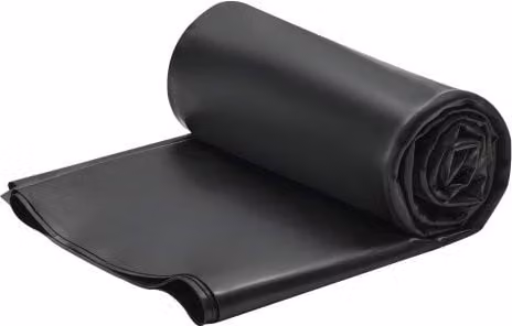 Copertura in rotoli in gomma EPDM VEVOR nera per tetti, resistente alle intemperie e alle temperature estreme, L: 7,62 m, P: 4,572 m