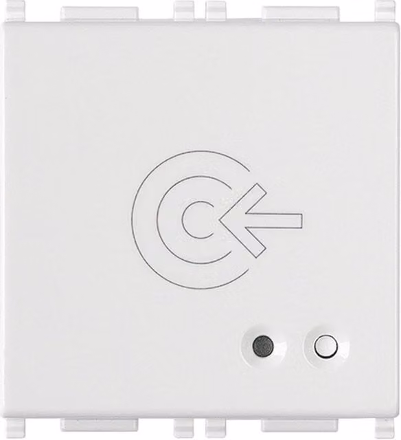 Lettore di badge Vimar NFC/RFID con connessione IoT WiFi, bianco