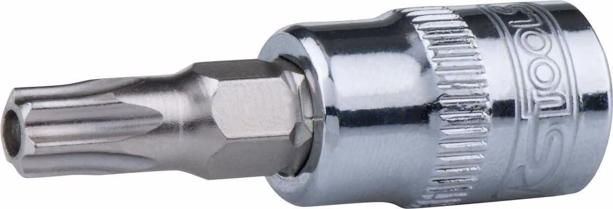 KS TOOLS 3/8" CHROMEplus presa Torx con foro frontale TB15 - 918.3941