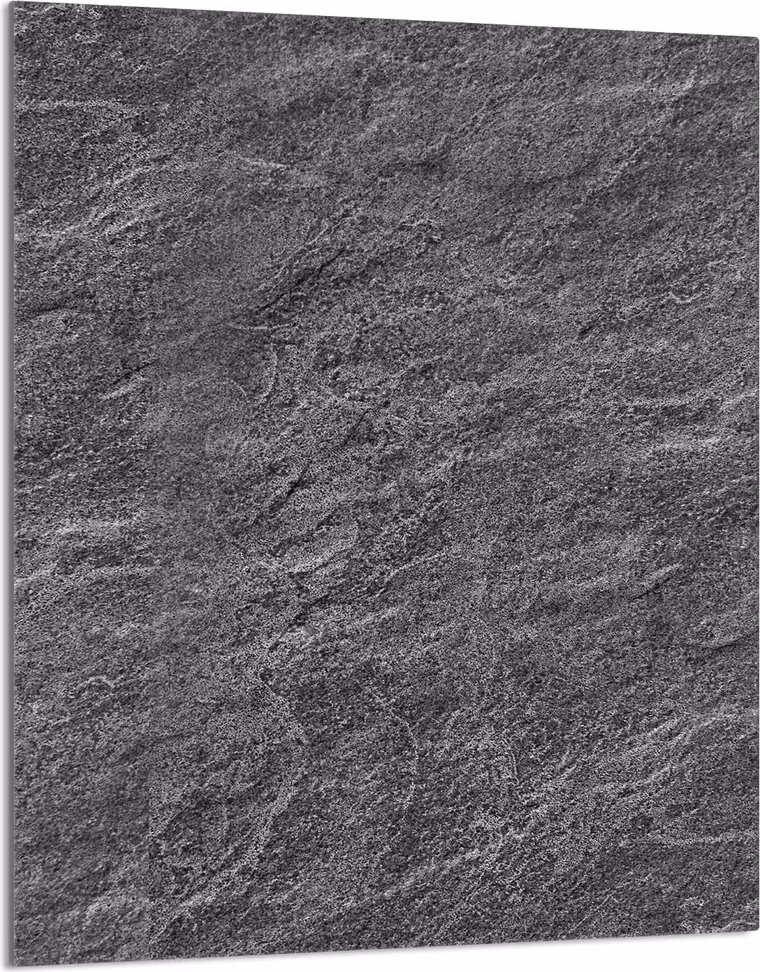 Piastra di copertura del piano cottura 40x52 Coperchio del piano cottura in Vetroceramica Paraspruzzi Piatto in vetro Tagliere decorativo, grigio ardesia