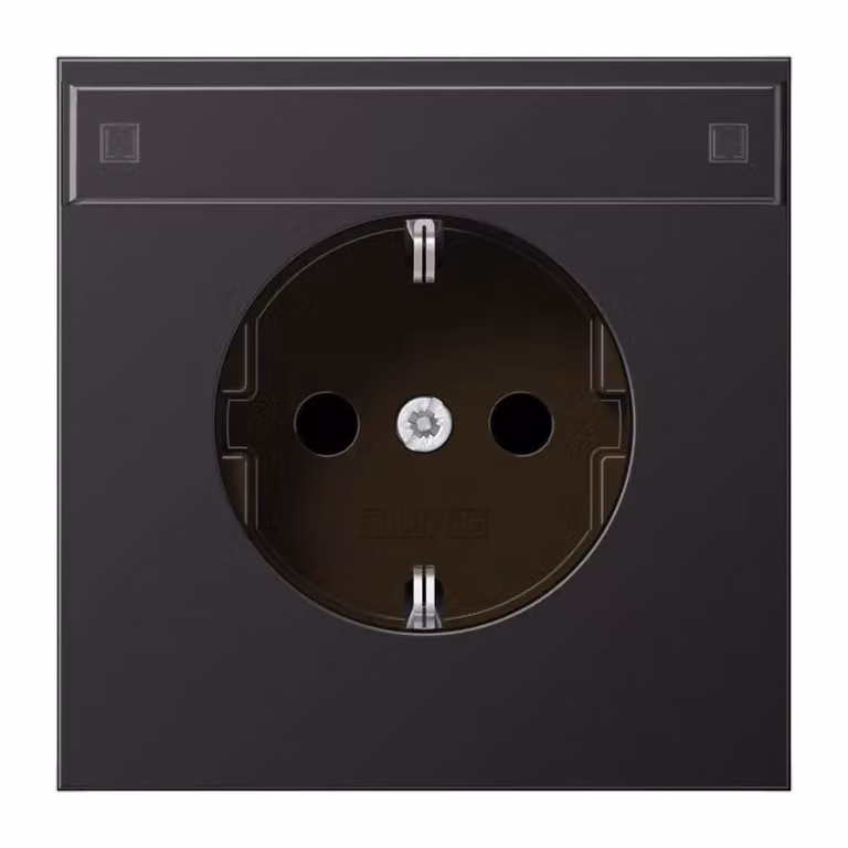 Presa Jung AL1520NAD SCHUKO® 16 A 250 V ~ scura (alluminio verniciato)