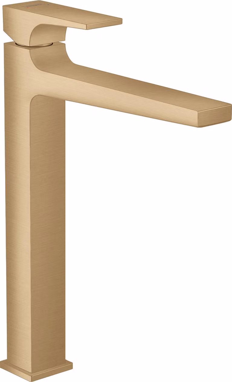 hansgrohe Metropol mitigeur monocommande pour lavabo 260 avec poignée, vidage par poussée, pour cuvettes de lavabo, saillie 204mm, 32512140, 32512140