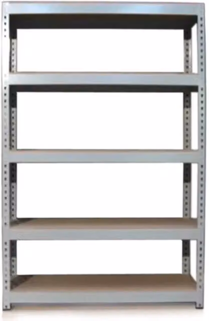 Scaffale in acciaio Monster Shop grigio L: 120 cm, P: 50 cm, H: 180 cm
