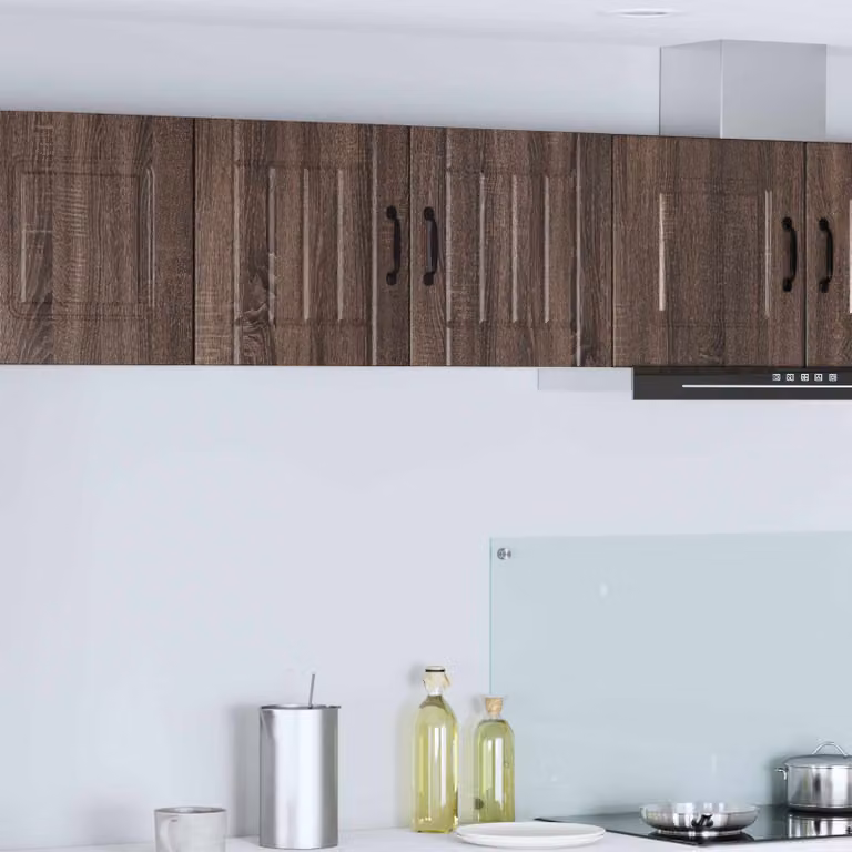 Armadietto a muro moderno vidaXL LUCCA in legno marrone con ante a battente L/P/H: 40 x 31 x 40 cm
