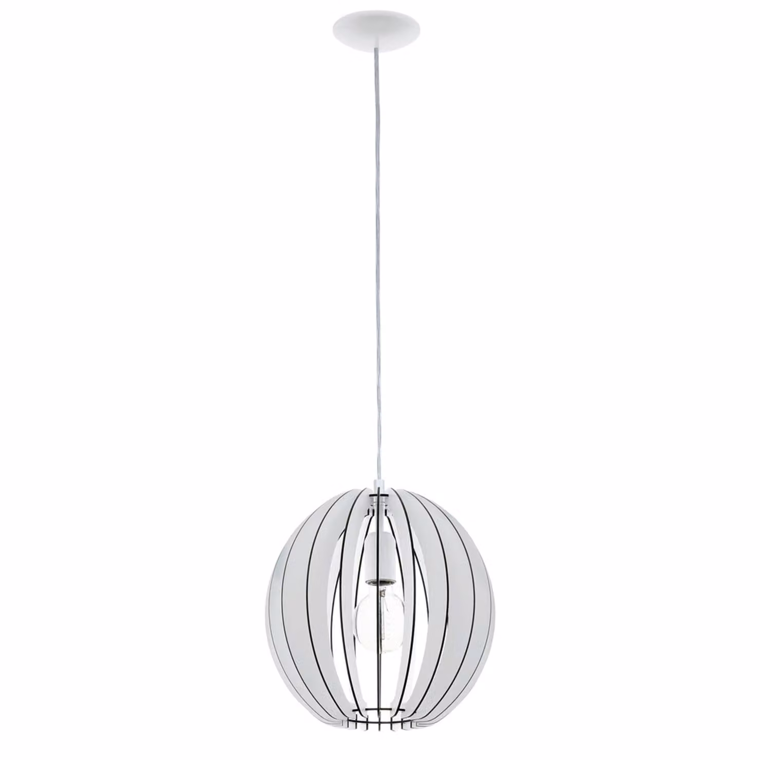 Lampadario Eglo 94438 COSSANO E27 1x60W bianco