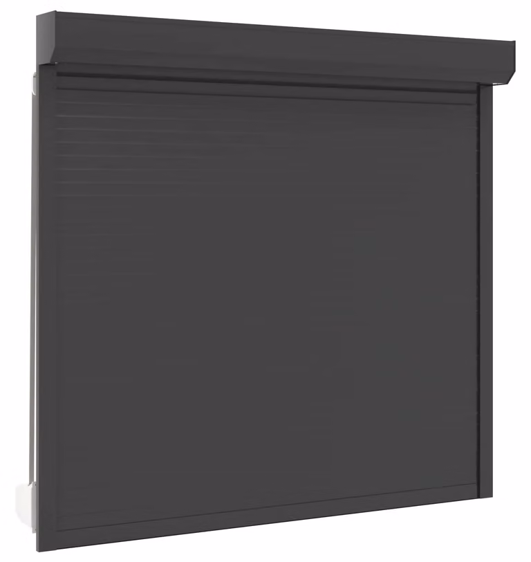 Persiana a rullo Antracite 160 x 150 cm Alluminio e poliuretano