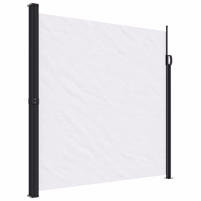 Tenda da Sole Laterale Retrattile Bianco 200x600 cm