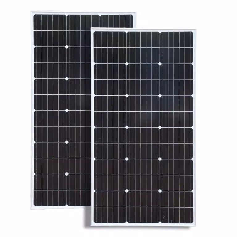 Pannello solare, potenza 100W, efficienza delle celle 24%, 2x 100W