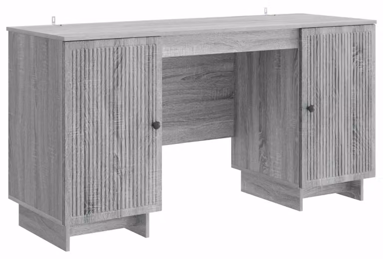 Scrivania Sonoma grigio Legno ingegnerizzato 142,5 x 50 x 75 cm