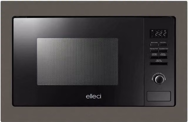 Forno Microonde da incasso elleci Plano MW Keratek Plus 93 Grigio Dove Grey FKSP28193WS