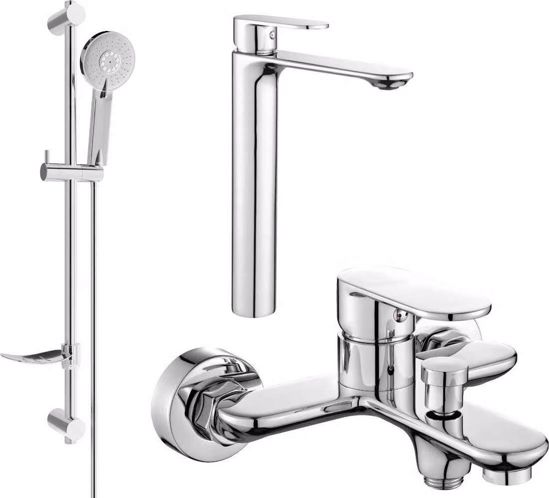 Mexen Milo DF40 set da bagno, cromo - 71313DF40-00