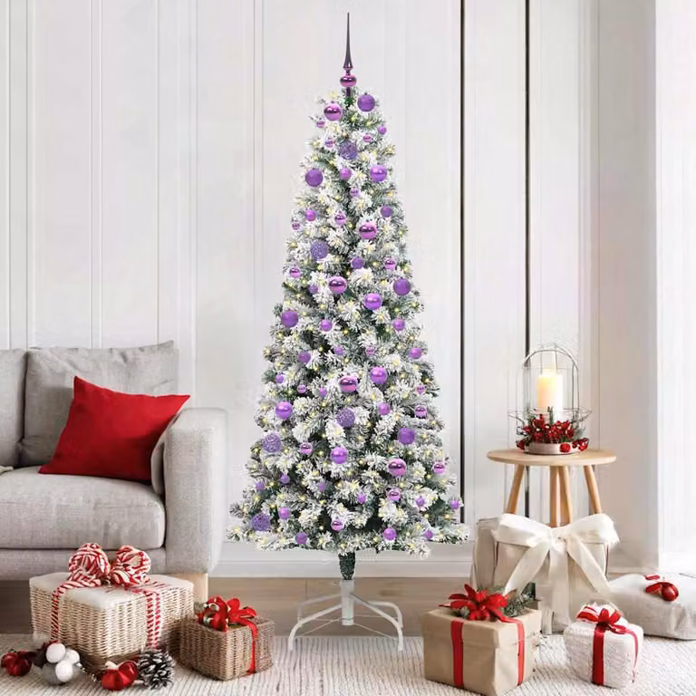 Maison Exclusive - Albero di Natale artificiale pieghevole verde e bianco 180 cm
