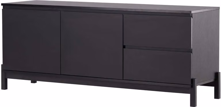 FURNLUX Credenza Corpus Black 138cm / Hauptfarbe: Schwarz / Dimensioni: 138 x 40 x 56 cm
