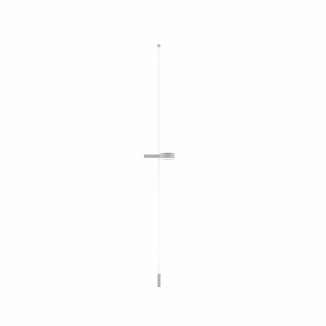 Zafferano Super O Lampada a led sospesa Bianca ricaricabile e dimmerabile - 1 Modulo Luce