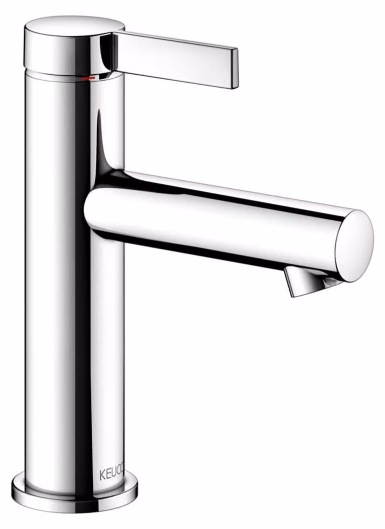 KEUCO IXMO Pure Mitigeur monocommandé pour lavabo 100, sans vidage à tirette, saillie 110mm, 59502011100, 59502011100