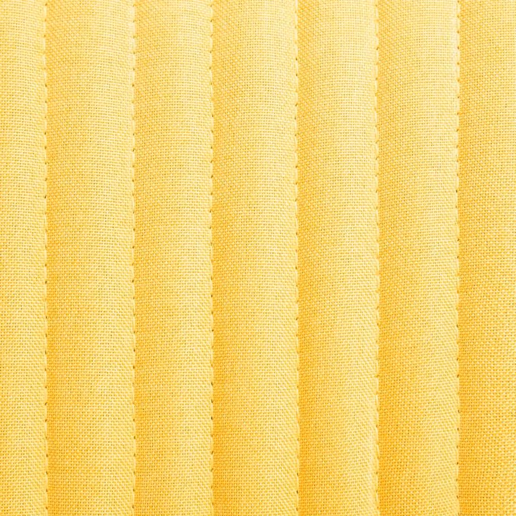 vidaXL Sedie da pranzo 6 pezzi. Tessuto giallo