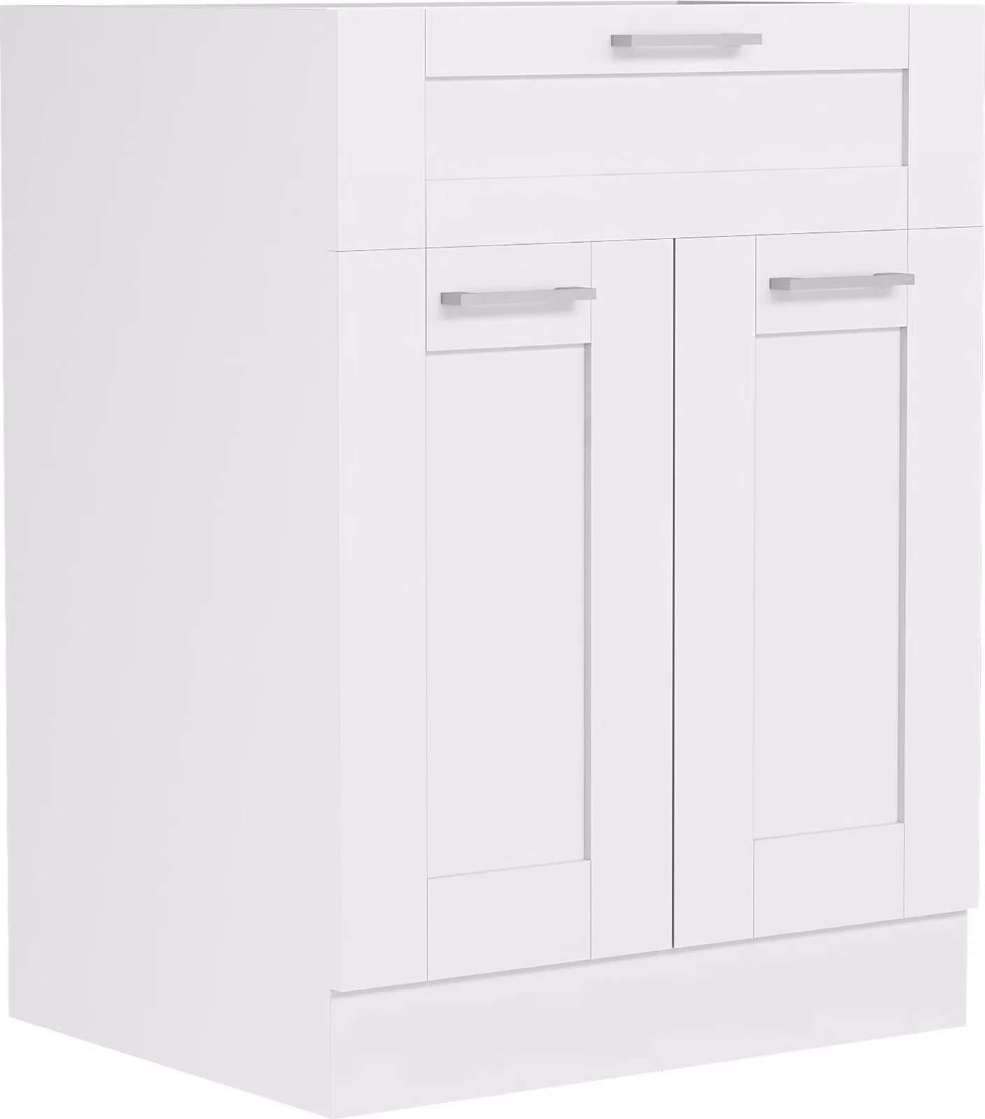 Armadio da cucina | Dimensioni ca. H. 82 x W. 60 x. T. 46 cm | Armadio inferiore con due ante girevoli e cassetto in stile country house | Mobili da cucina - Colura