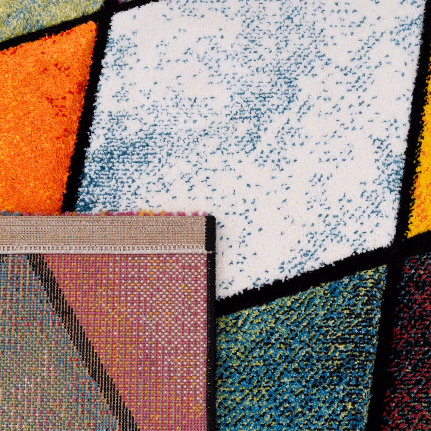 Tappeto moderno Samara multicolore L: 300 cm, P: 80 cm – 3