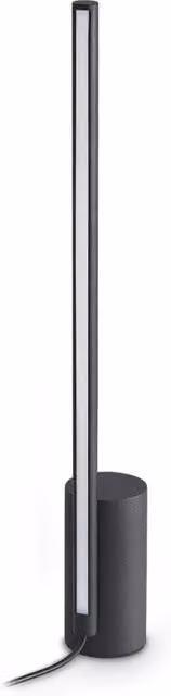 Lampada da Tavolo LED Essence Ideal Lux Nero Dimmabile con Struttura in Metallo e Vetro