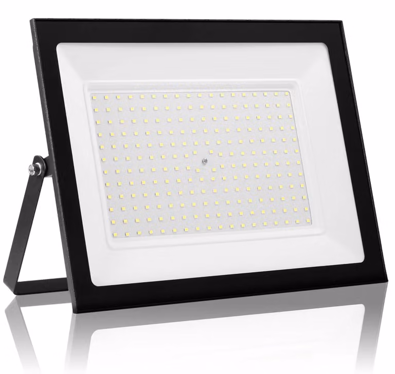 Fari a LED per esterni - 200 W - Grado di protezione IP66 - 6500 K - 220–240 V - Confezione da 5 pezzi - Luce bianca fredda