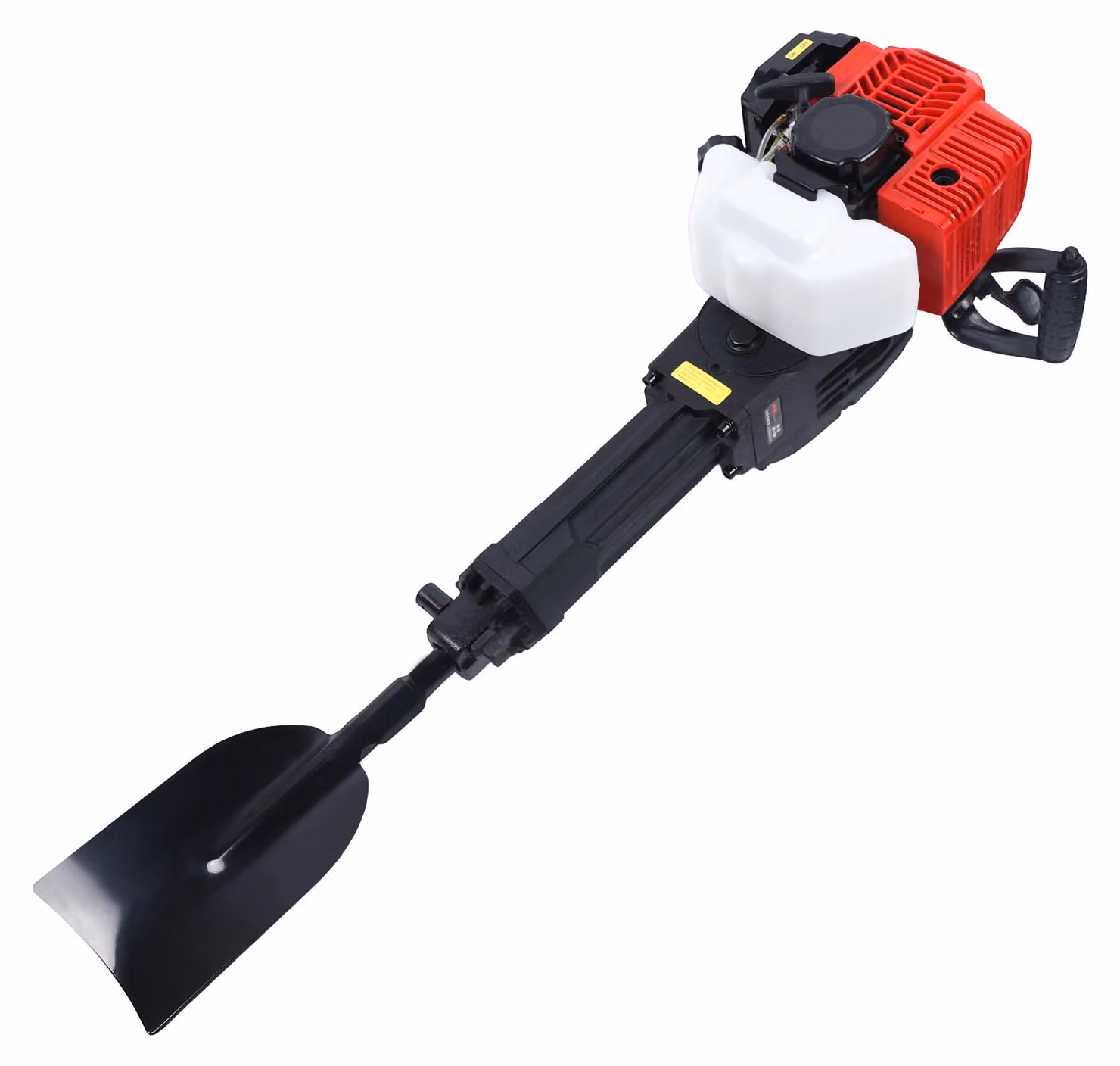 Escavatore portatile, potenza 1900 W, motore a 2 tempi, nero e rosso