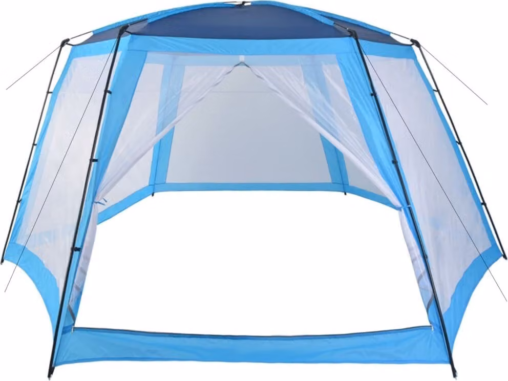 Tenda per Piscina in Tessuto 660x580x250 cm Blu