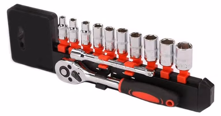 Set di chiavi a cricchetto 12 pezzi 1/4 pollice