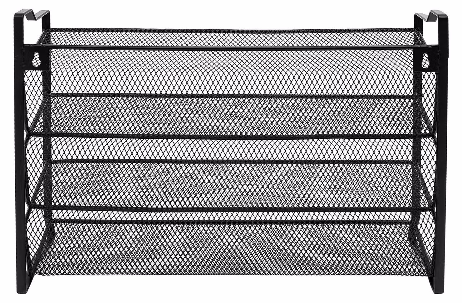 Organizzatore per spezie, con 4 ripiani, struttura in ferro, capacità di carico di 5 kg, design a rete, autoportante