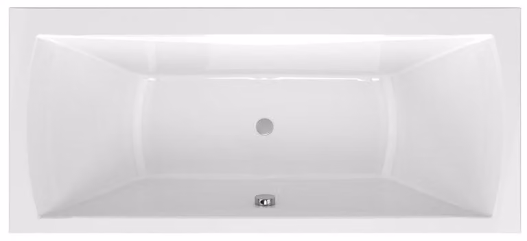 Vasca rettangolare ELVINA 180x80x50 cm, bianca