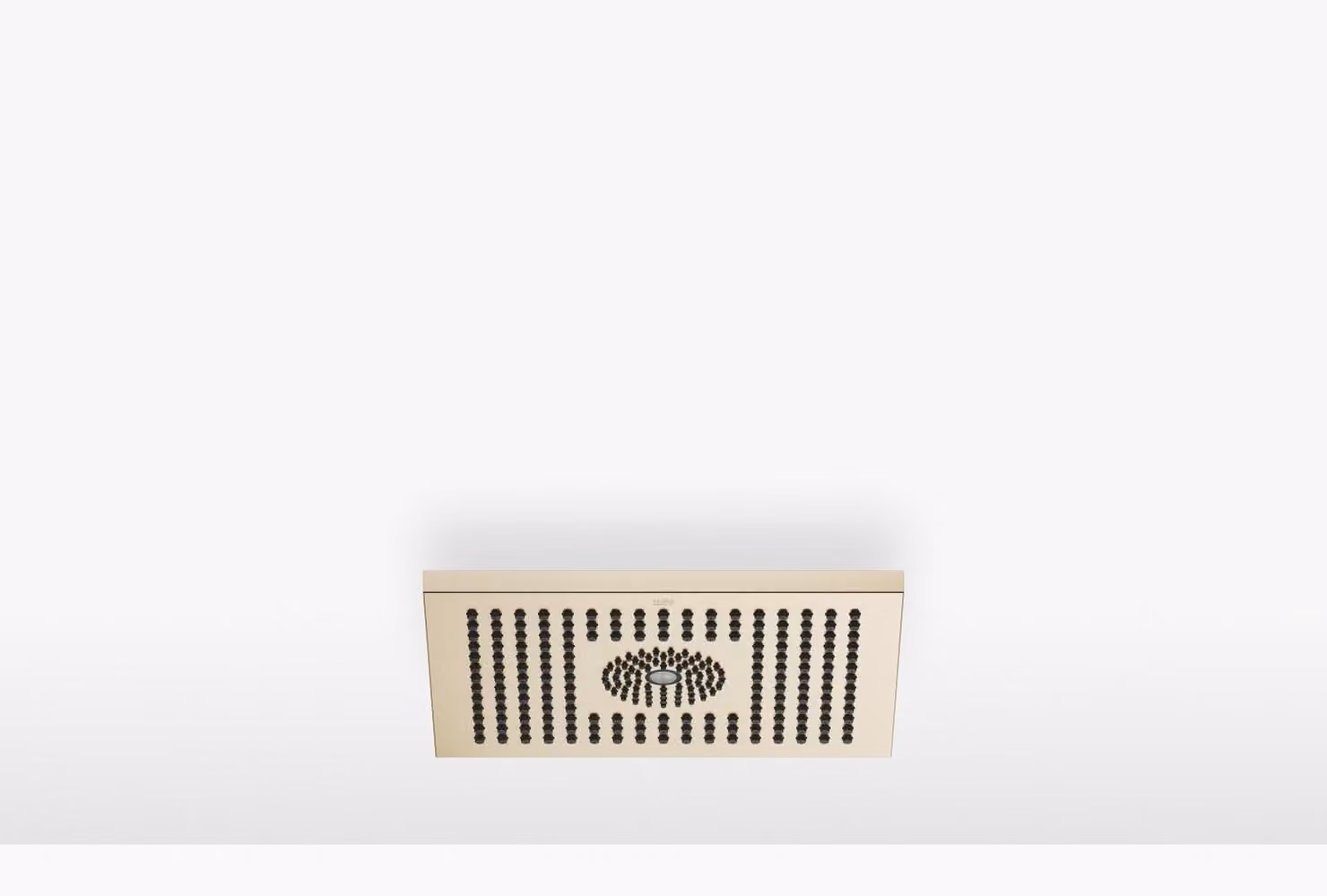 Douche de pluie Dornbracht pour fixation au plafond, avec éclairage LED, carrée, 300x240mm, 28042980-27, 28042980-27
