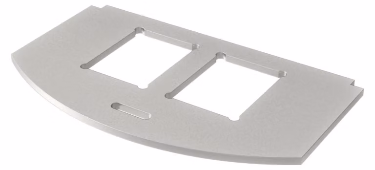 OBO Bettermann Vertr piastra di montaggio tipoC V2A eds inox MP R2 2C