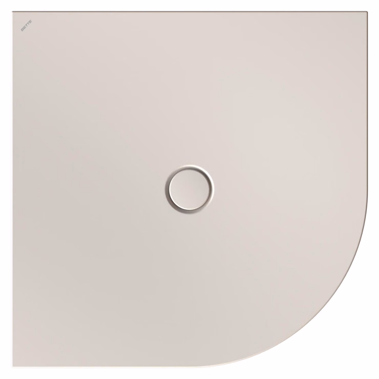 BetteFloor Corner receveurs de douche quart de cercle avec BetteGlasur Plus, 1000x1000mm, 5451-423PLUS, 5451-423PLUS