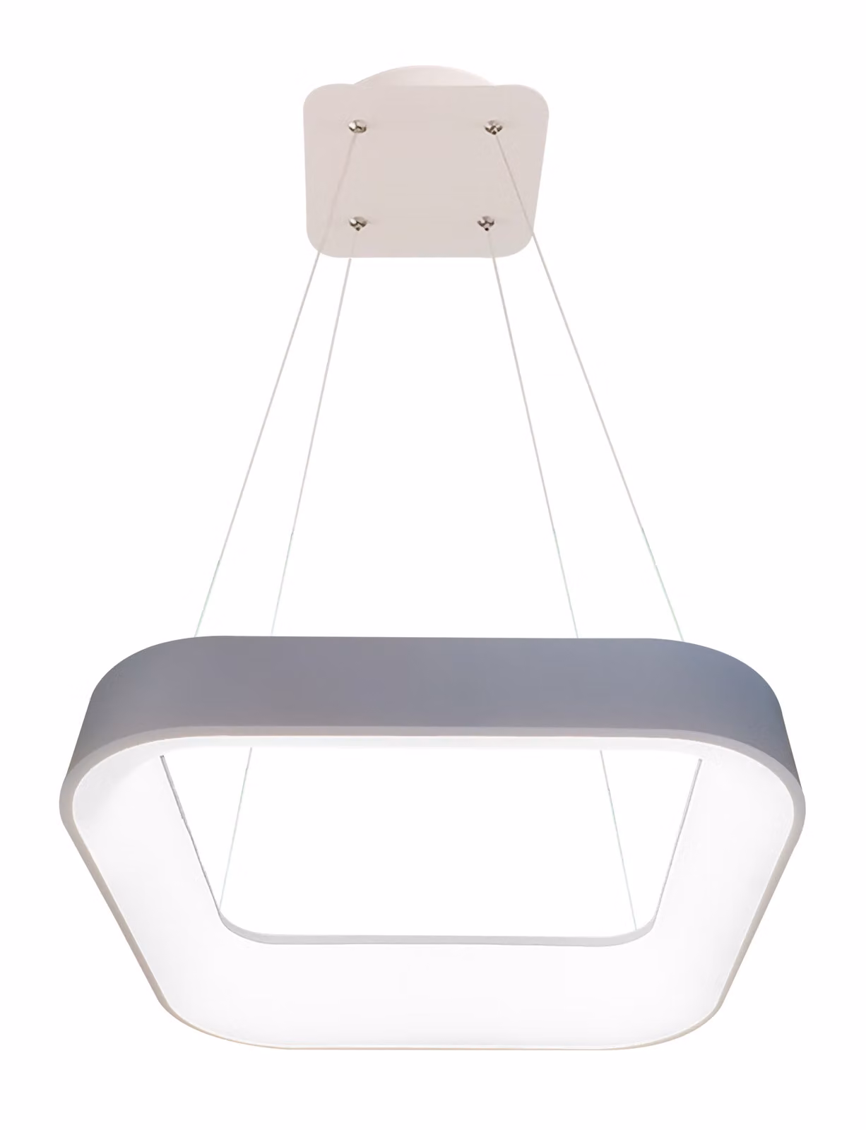 Ecolite Grey apparecchio a sospensione LED quadrato 40W con DO WMKL02S-40W/LED-SED